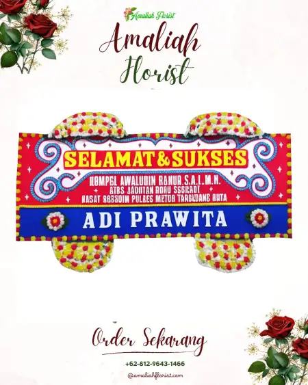 Papan Bunga Ucapan Selamat Ibele